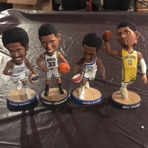 Indiana Pacers bobblehead Lot ABA NBA bobble heads